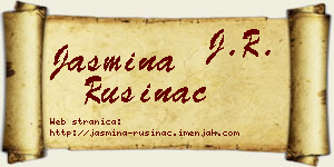 Jasmina Rusinac vizit kartica